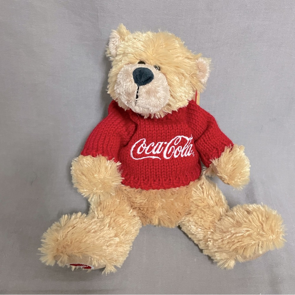 Boyd’s Coca Cola Teddy Bear in Red Knit Sweater